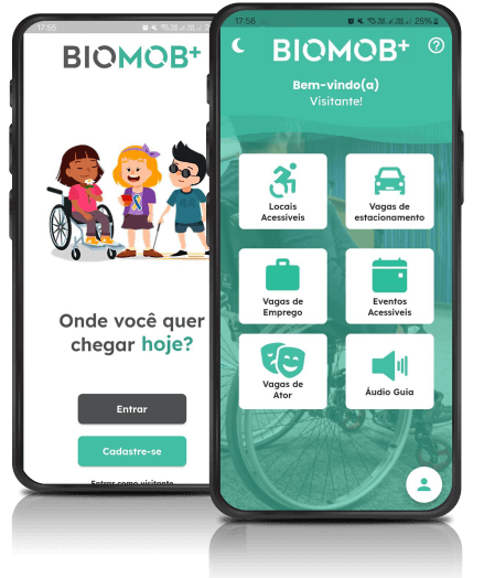 Banner de login da biomob